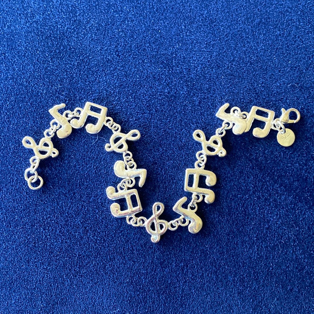 Music Bracelet - Sterling - Adjustable